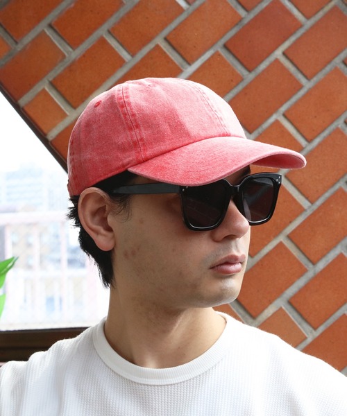 newhattan（ニューハッタン）の「NEWHATTAN ピグメントダイキャップ（キャップ・メンズ・ブラック/ピンク/カーキ/イエロー/ブルー/グレー/レッド/オリーブ/サンドベージュ/ロイヤルブルー/チャコール/バーガンディー/オレンジ・FREE）」の21枚目の写真