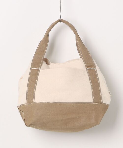 adidas（アディダス）の「《adidas》ｳｨﾒﾝｽﾞ ｷｬﾝﾊﾞｽﾄｰﾄ（トートバッグ・レディース・ホワイト×ブラウン/ホワイト×ブルー・フリー）」の3枚目の写真