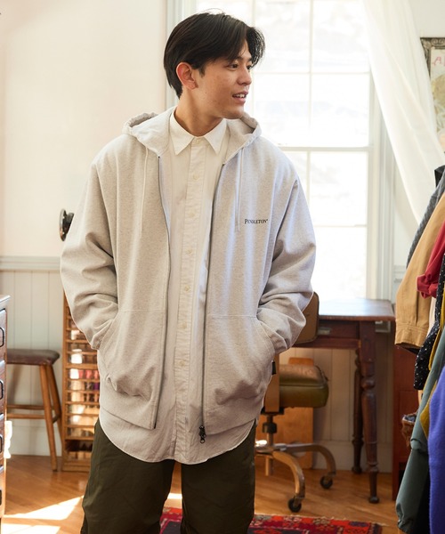 PENDLETON（ペンドルトン）の「PENDLETON/ペンドルトン ロングスリーブ バックプリント ジップアップフーディー（パーカー・メンズ・ブラック/ライトグレー/チャコールグレー・MEDIUM/LARGE）」の14枚目の写真