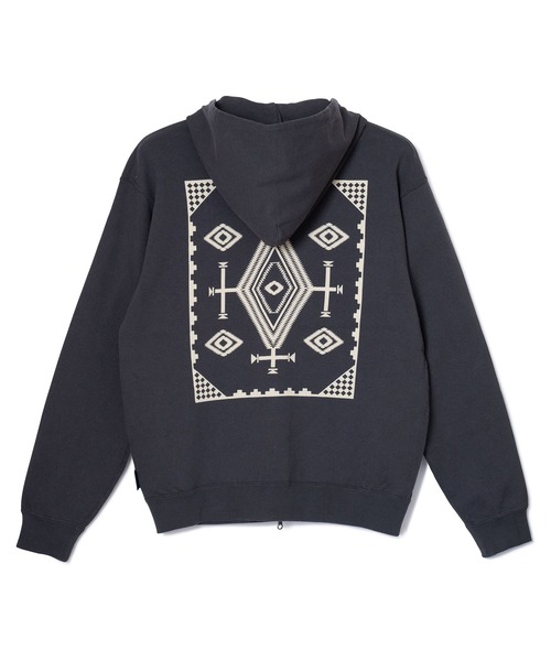 PENDLETON（ペンドルトン）の「PENDLETON/ペンドルトン ロングスリーブ バックプリント ジップアップフーディー（パーカー・メンズ・ブラック/ライトグレー/チャコールグレー・MEDIUM/LARGE）」の10枚目の写真