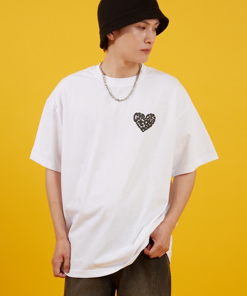 improves(インプローブス)の「ハート ロゴ 天竺 半袖Tシャツ(Tシャツ/カットソー・メンズ・ホワイト/ブラック・MEDIUM/LARGE)」の10枚目の写真