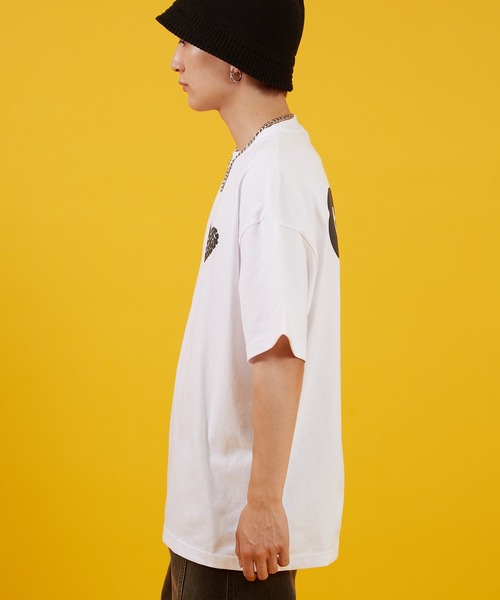 improves(インプローブス)の「ハート ロゴ 天竺 半袖Tシャツ(Tシャツ/カットソー・メンズ・ホワイト/ブラック・MEDIUM/LARGE)」の9枚目の写真