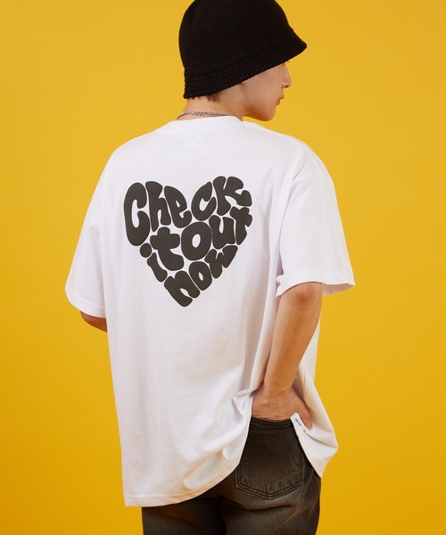 improves(インプローブス)の「ハート ロゴ 天竺 半袖Tシャツ(Tシャツ/カットソー・メンズ・ホワイト/ブラック・MEDIUM/LARGE)」の8枚目の写真