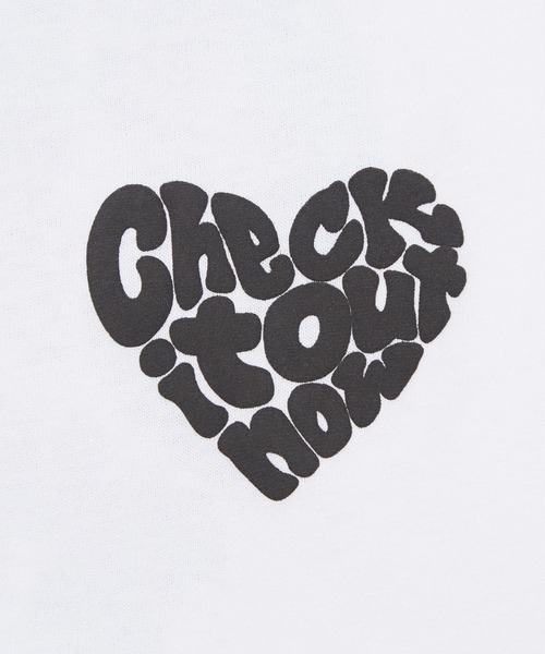 improves(インプローブス)の「ハート ロゴ 天竺 半袖Tシャツ(Tシャツ/カットソー・メンズ・ホワイト/ブラック・MEDIUM/LARGE)」の12枚目の写真