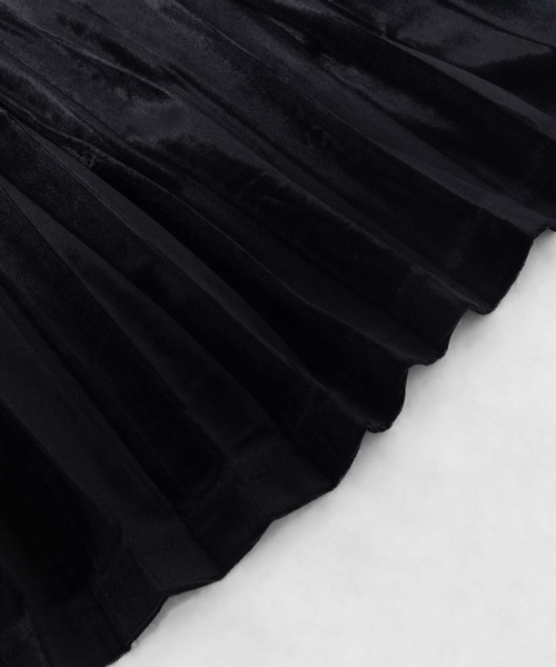 NAVY（ネイビー）の「nAvy ベロアプリーツスカート（スカート・レディース・ブラウン/モスグリーン/ブラック・M/L）」の8枚目の写真