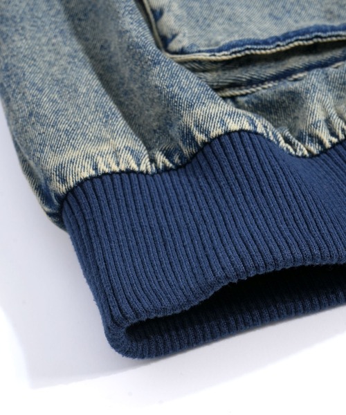 Starting Over(スターティングオーバー)の「ヴィンテージライク デニム ダック ショートブルゾン コットン ジップアップ ハンティングジャケット(ブルゾン・メンズ・ブラック/ベージュ/ブラウン/ブルー・M/L)」の13枚目の写真