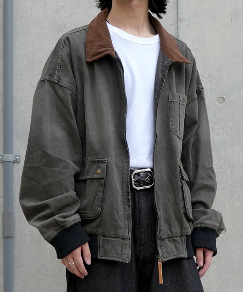 【90s vintage】ハンティングジャケット　ブルゾン　usa製　短丈　古着 90s vintage】ハンティングジャケット ブルゾン usa製 短丈 古着 VINTAGE