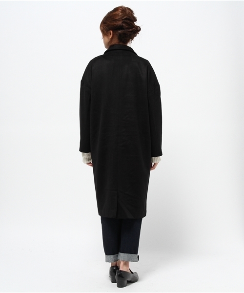 WHO'S WHO gallery（フーズフーギャラリー）の「【A,nam】ダブルチェスターコート（チェスターコート・レディース・ベージュ/カーキ/ブラック・FREE）」の6枚目の写真