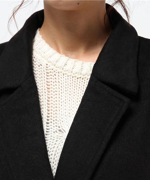 WHO'S WHO gallery（フーズフーギャラリー）の「【A,nam】ダブルチェスターコート（チェスターコート・レディース・ベージュ/カーキ/ブラック・FREE）」の7枚目の写真