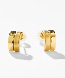 セール】K10 2連風 フープピアス（ピアス（両耳用））｜Jewel closet