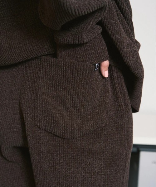 PHINGERIN（フィンガリン）の「PHINGERIN CORDY KNIT PANTS (PD-252-KNBT-101)（その他パンツ・メンズ・ブラウン・LARGE/X-LARGE/MEDIUM）」の3枚目の写真