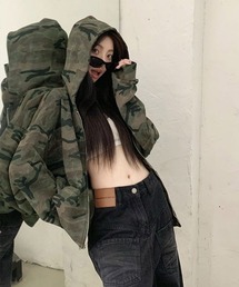 Ressaca（レサーカ）の「オーバーサイズカモフラージュ柄パーカー（パーカー）」