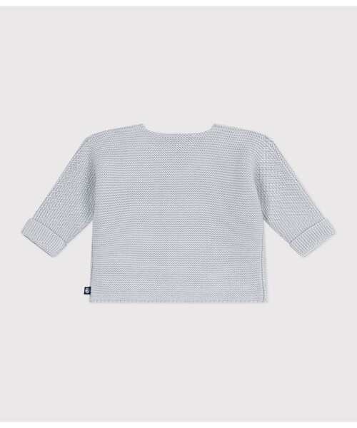 PETIT BATEAU（プチバトー）の「カーディガン（カーディガン/ボレロ・キッズ・グレー・6MONTH/18MONTH/12MONTH）」の3枚目の写真