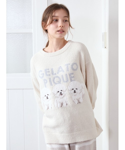 セール】モチーフジャガードプルオーバー（ルームウェア/パジャマ