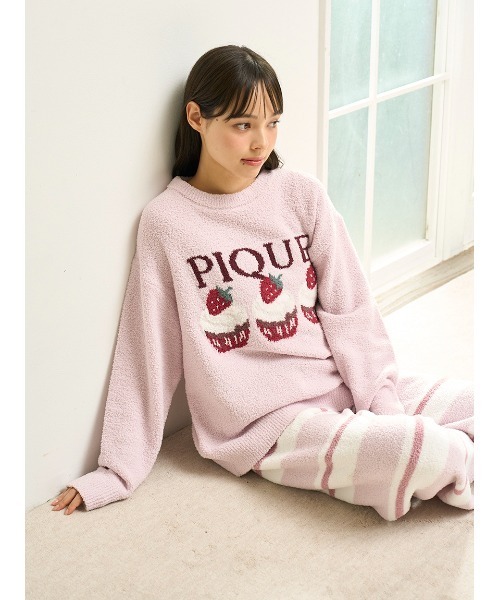 gelato pique（ジェラートピケ）の「モチーフジャガードプルオーバー