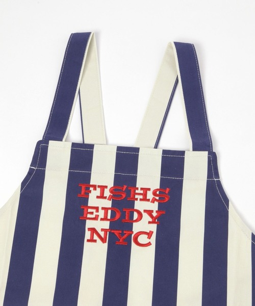 Fishs Eddy(フィッシュエディ)の「【Fishs Eddy(フィッシュエディ)】ストライプエプロン(エプロン・レディース・ネイビー/ブラウン・FREE)」の11枚目の写真