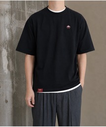 merc london 2タイプデザイン エンブロイダリー ハーフスリーブTシャツ