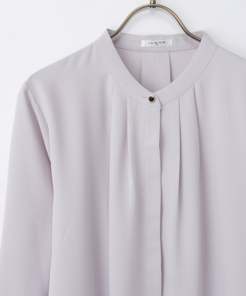 Honeys（ハニーズ）の「２ｗａｙボウタイブラウス（シャツ/ブラウス・レディース・アイボリー/ピンク系その他/グレイッシュベージュ/ブラウン・S/M/LL/L/3L）」の22枚目の写真