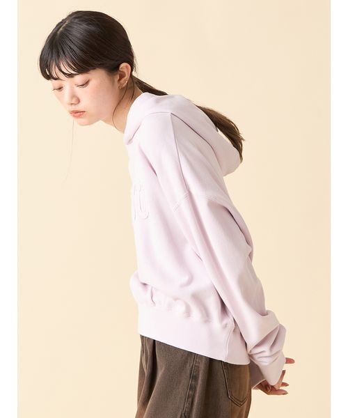 【LILY BROWN ×ANNA SUI】ロゴフーディー PNK LILY BROWN（リリーブラウン）の「【LILY BROWN ×ANNA SUI】ロゴ