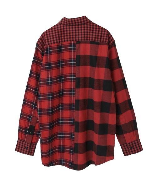 KARL HELMUT(カールヘルム)の「ビエラチェッパッチワークブラウス(シャツ/ブラウス・メンズ・ブラック系/ブルー系/レッド系・MEDIUM/LARGE)」の5枚目の写真