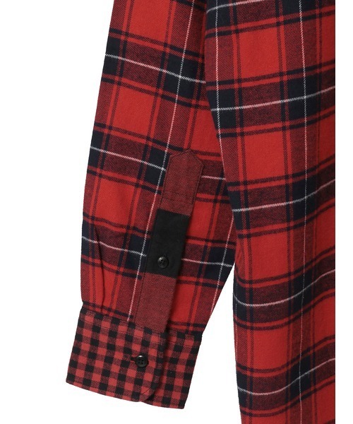 KARL HELMUT(カールヘルム)の「ビエラチェッパッチワークブラウス(シャツ/ブラウス・メンズ・ブラック系/ブルー系/レッド系・MEDIUM/LARGE)」の9枚目の写真