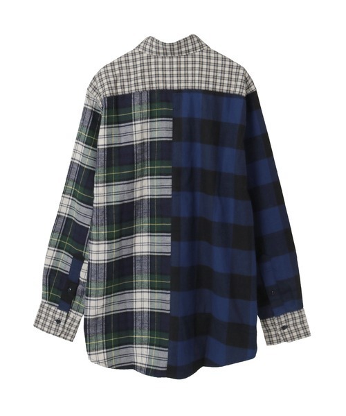 KARL HELMUT(カールヘルム)の「ビエラチェッパッチワークブラウス(シャツ/ブラウス・メンズ・ブラック系/ブルー系/レッド系・MEDIUM/LARGE)」の12枚目の写真
