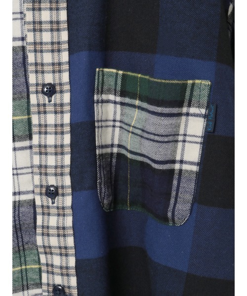 KARL HELMUT(カールヘルム)の「ビエラチェッパッチワークブラウス(シャツ/ブラウス・メンズ・ブラック系/ブルー系/レッド系・MEDIUM/LARGE)」の13枚目の写真