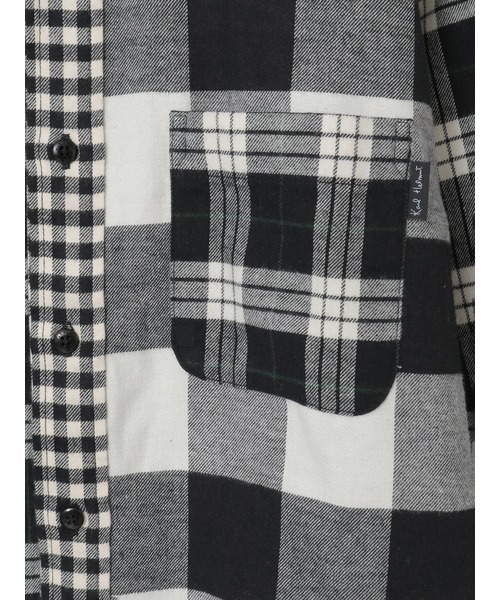 KARL HELMUT(カールヘルム)の「ビエラチェッパッチワークブラウス(シャツ/ブラウス・メンズ・ブラック系/ブルー系/レッド系・MEDIUM/LARGE)」の16枚目の写真
