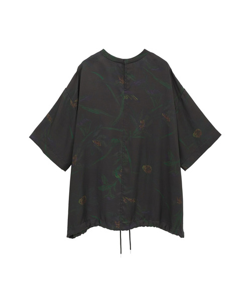 near nippon ボタニカルプリントオーバーTシャツ（ブラウス） near.nippon (ニアー ニッポン)＞ボタニカルプリント オーバーT