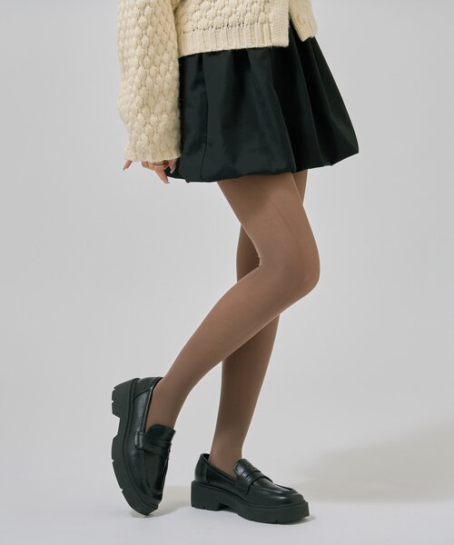 mystic（ミスティック）の「カラータイツ（タイツ/ストッキング・レディース・アイボリー/チャコールグレー/ブラウン・ONE SIZE）」の3枚目の写真