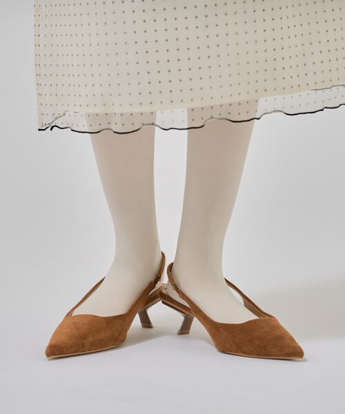 mystic（ミスティック）の「カラータイツ（タイツ/ストッキング・レディース・アイボリー/チャコールグレー/ブラウン・ONE SIZE）」の4枚目の写真