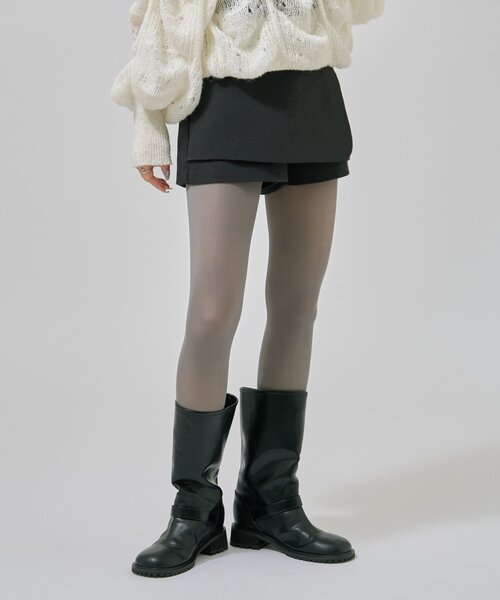 mystic（ミスティック）の「カラータイツ（タイツ/ストッキング・レディース・アイボリー/チャコールグレー/ブラウン・ONE SIZE）」の12枚目の写真