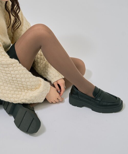 mystic（ミスティック）の「カラータイツ（タイツ/ストッキング・レディース・アイボリー/チャコールグレー/ブラウン・ONE SIZE）」の15枚目の写真