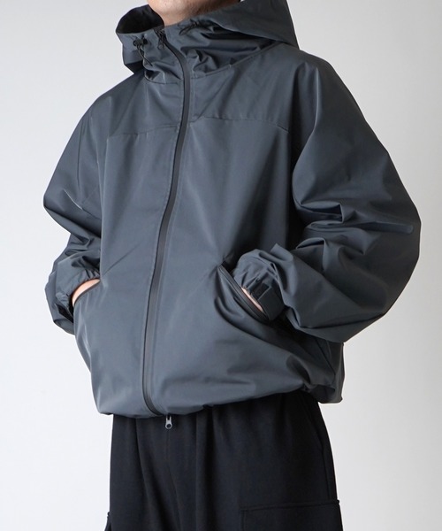 ゴープコア ダブルジップ フルジップマウンテンパーカー テック