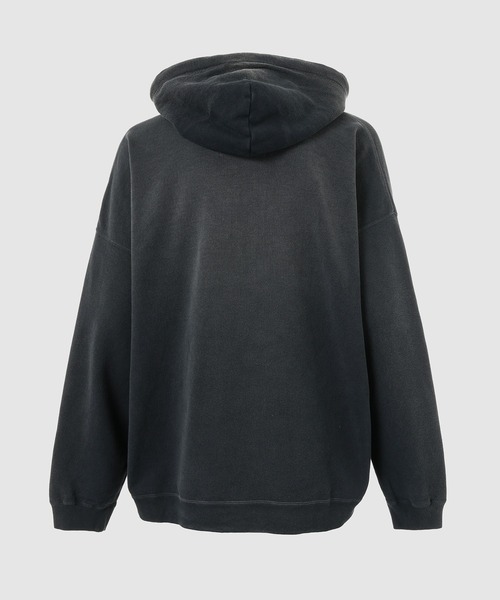 DAIRIKU(ダイリク)の「5-Zip Vintage Dyed Hoodie(パーカー・メンズ・ブラック/アクア・L)」の19枚目の写真