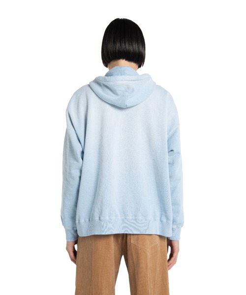 DAIRIKU(ダイリク)の「5-Zip Vintage Dyed Hoodie(パーカー・メンズ・ブラック/アクア・L)」の15枚目の写真