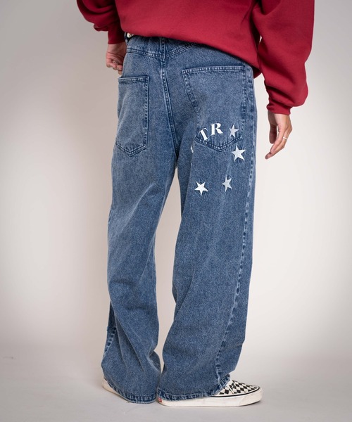 LTR DEPTH（レイターデプス）の「LTR DEPTH/【25年秋冬新作】グラフィックデニムパンツ（デニムパンツ・メンズ・コバルトブルー/ブラック系3・MEDIUM/LARGE）」の18枚目の写真