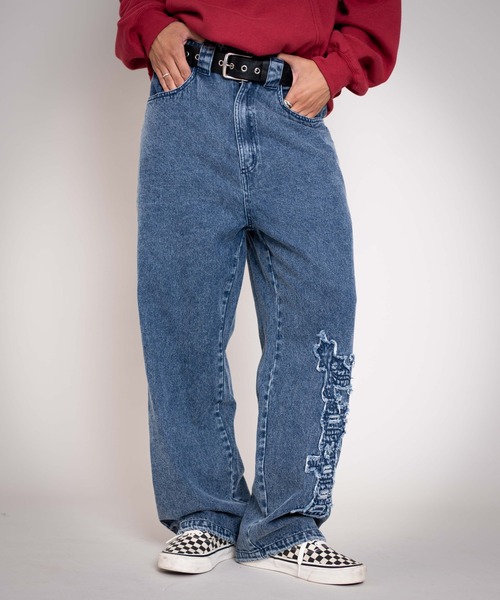 LTR DEPTH（レイターデプス）の「LTR DEPTH/【25年秋冬新作】グラフィックデニムパンツ（デニムパンツ・メンズ・コバルトブルー/ブラック系3・MEDIUM/LARGE）」の19枚目の写真