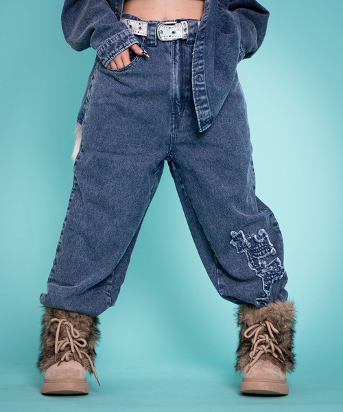 LTR DEPTH（レイターデプス）の「LTR DEPTH/【25年秋冬新作】グラフィックデニムパンツ（デニムパンツ・メンズ・コバルトブルー/ブラック系3・MEDIUM/LARGE）」の21枚目の写真