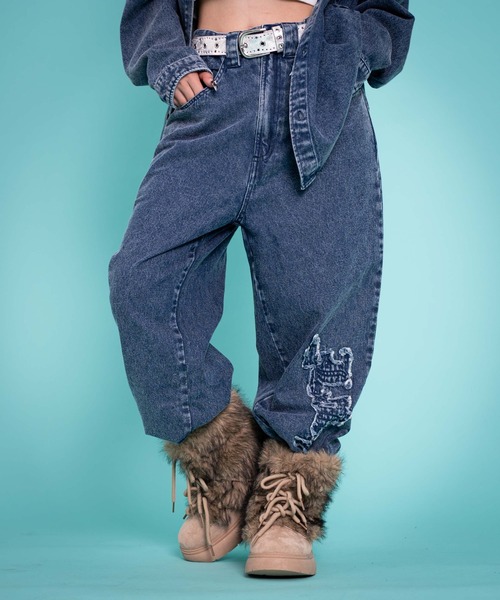 LTR DEPTH（レイターデプス）の「LTR DEPTH/【25年秋冬新作】グラフィックデニムパンツ（デニムパンツ・メンズ・コバルトブルー/ブラック系3・MEDIUM/LARGE）」の22枚目の写真