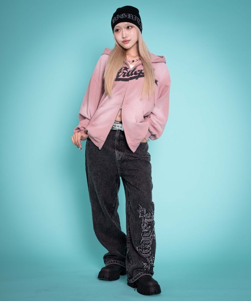 LTR DEPTH（レイターデプス）の「LTR DEPTH/【25年秋冬新作】グラフィックデニムパンツ（デニムパンツ・メンズ・コバルトブルー/ブラック系3・MEDIUM/LARGE）」の13枚目の写真