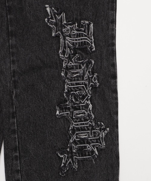 LTR DEPTH（レイターデプス）の「LTR DEPTH/【25年秋冬新作】グラフィックデニムパンツ（デニムパンツ・メンズ・コバルトブルー/ブラック系3・MEDIUM/LARGE）」の8枚目の写真
