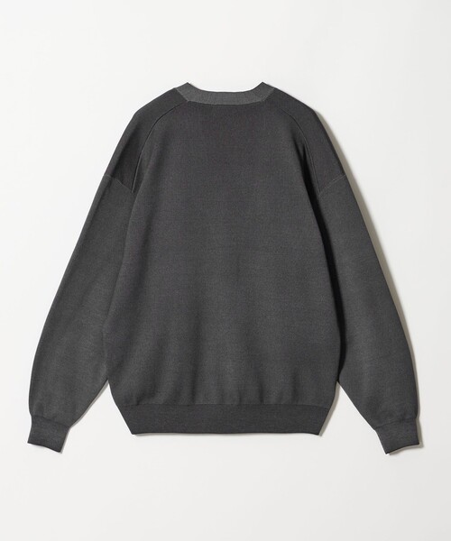 【OWNESS】 WASH スムース クルーネック ニット OWNESS＞SNOW WASH スムース クルーネック ニット