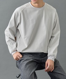 グリッドストレッチプルオーバー
