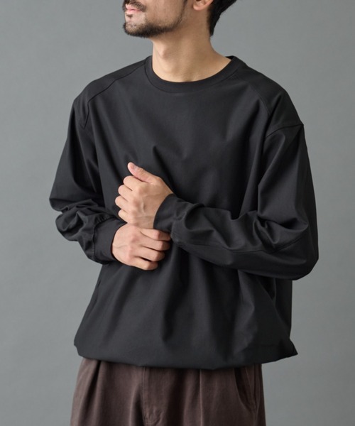 COLONY 2139（コロニートゥーワンスリーナイン）の「グリッドストレッチプルオーバー（Tシャツ/カットソー・メンズ・チャコールグレー/ブラック/ライトグレー・MEDIUM/LARGE）」の2枚目の写真