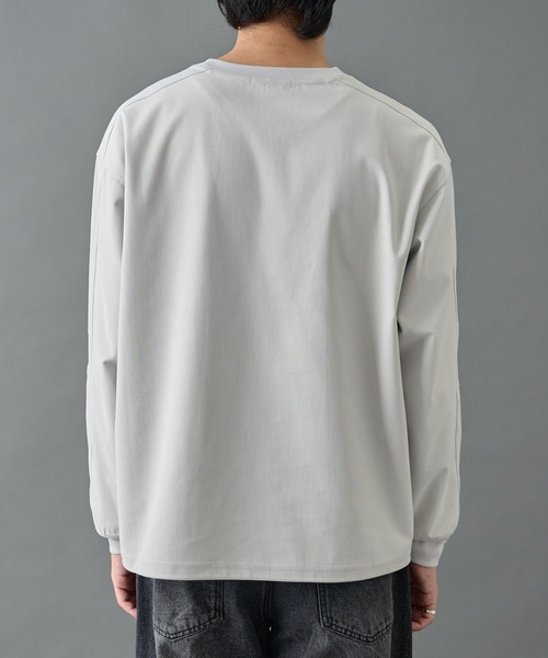 COLONY 2139（コロニートゥーワンスリーナイン）の「グリッドストレッチプルオーバー（Tシャツ/カットソー・メンズ・チャコールグレー/ブラック/ライトグレー・MEDIUM/LARGE）」の10枚目の写真