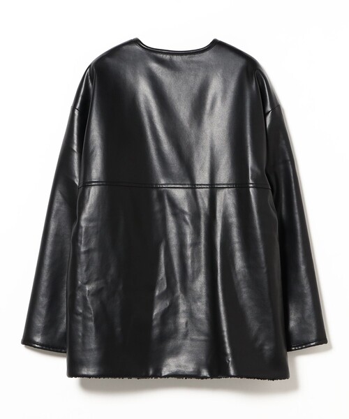 B:MING by BEAMS(ビーミングバイビームス)の「フェイク レザー × ボア リバーシブル ブルゾン(ブルゾン・レディース・ブラック/ブラウン・SMALL/MEDIUM)」の11枚目の写真
