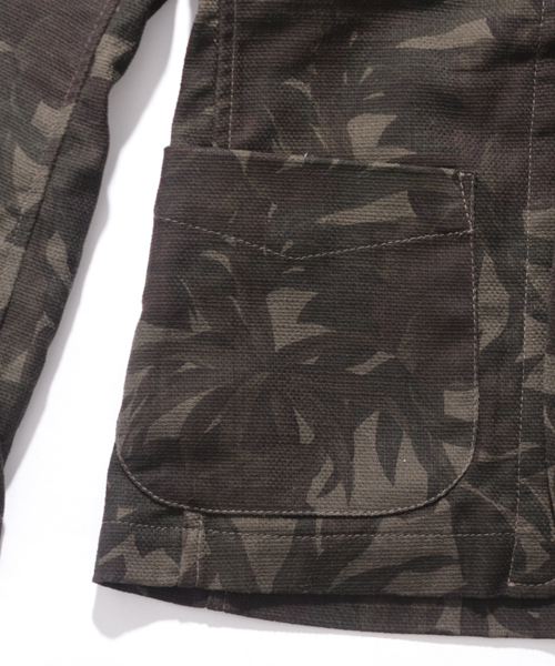 Denime(ドゥニーム)の「綿麻アロハテーラードJKT(テーラードジャケット・メンズ・カーキ/ネイビー・X-LARGE/LARGE/MEDIUM)」の11枚目の写真