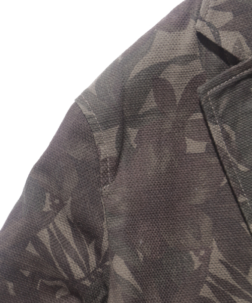 Denime(ドゥニーム)の「綿麻アロハテーラードJKT(テーラードジャケット・メンズ・カーキ/ネイビー・X-LARGE/LARGE/MEDIUM)」の4枚目の写真