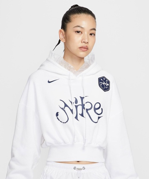 NIKE AS W NSW OS FLC CROP PO HDY GC / ナイキ ウィメンズ NSW OS